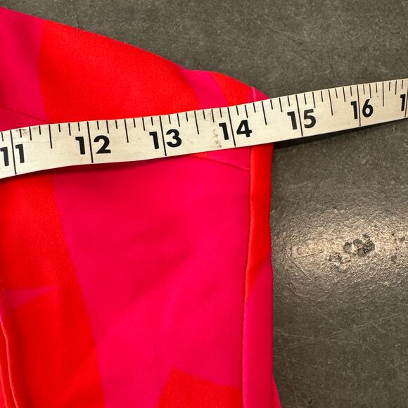 Tiger Mist Hot Pink Red Color Block Corset Tube Top Night Out XS - Picture 4 of 5